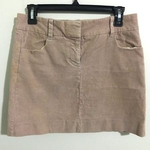 JCrew Blush Corduroy Skirt